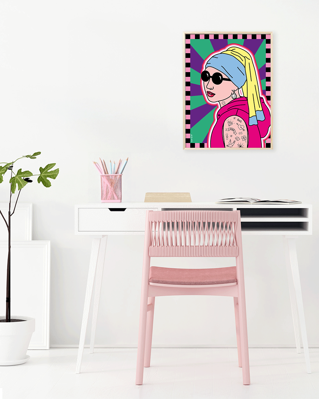 Het stoere meisje met de parel