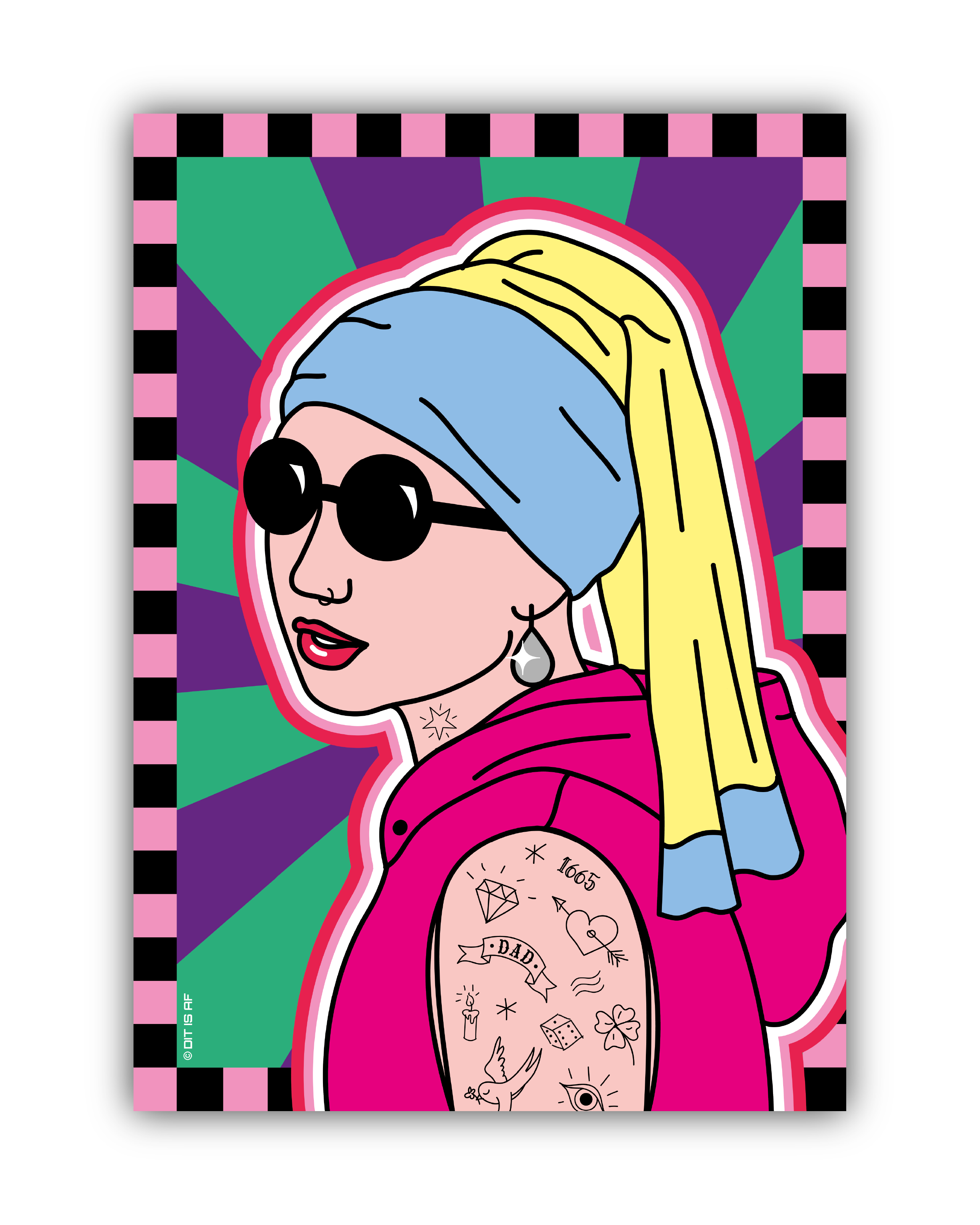 Het stoere meisje met de parel