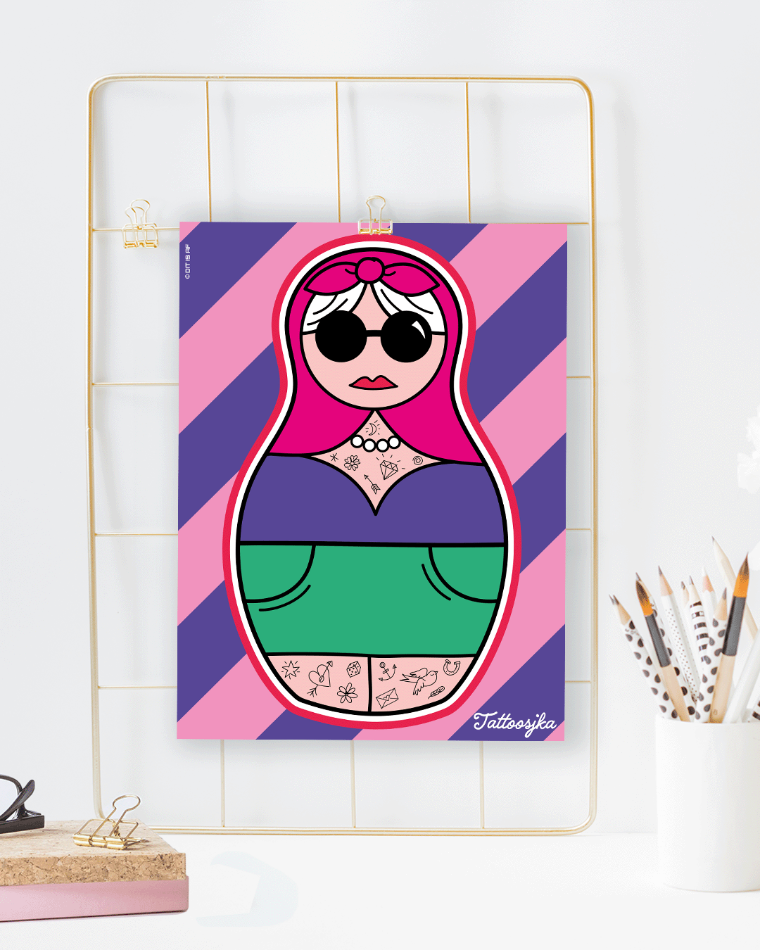 Tattoosjka paars