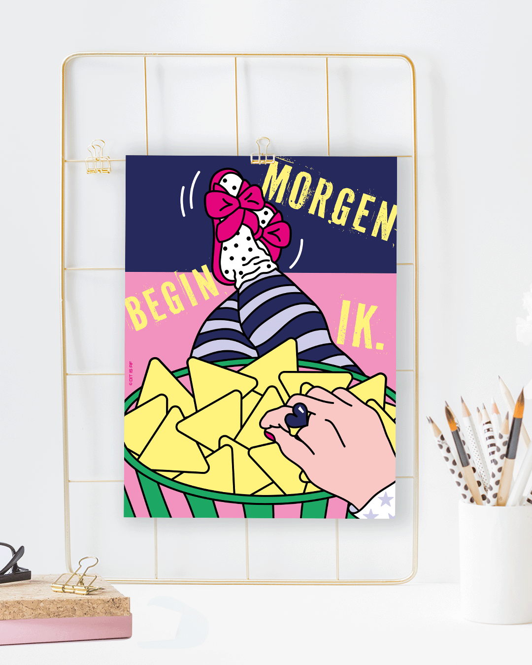 Morgen begin ik