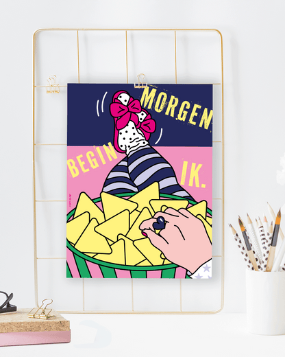 Morgen begin ik