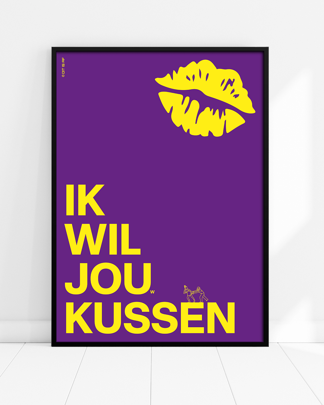Ik wil jou(w) kussen - paars