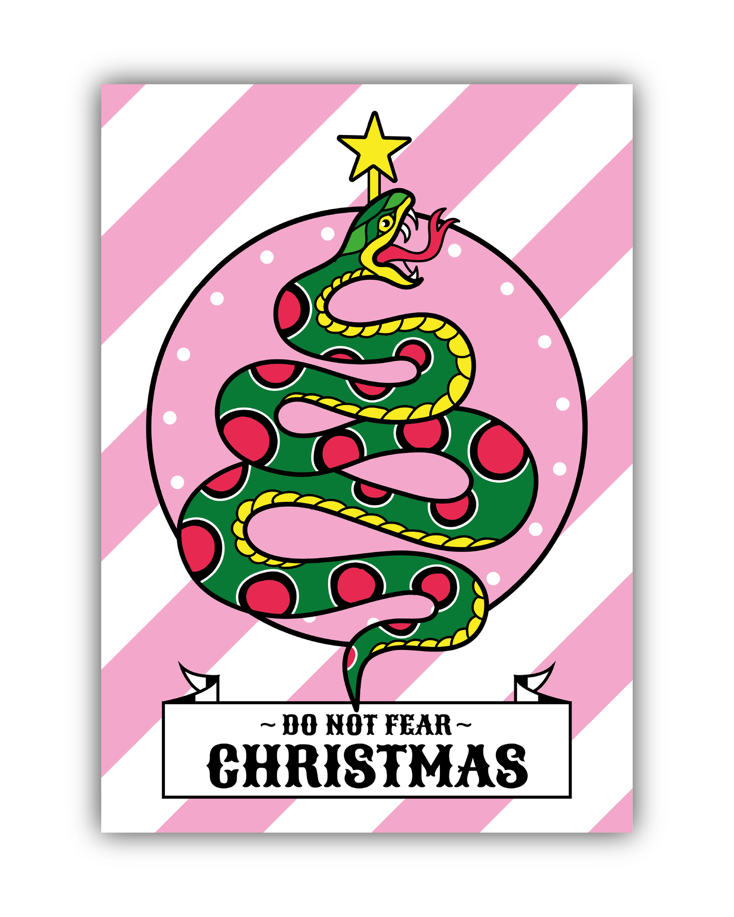 Kerstkaarten "All I want for christmas is a tattoo"