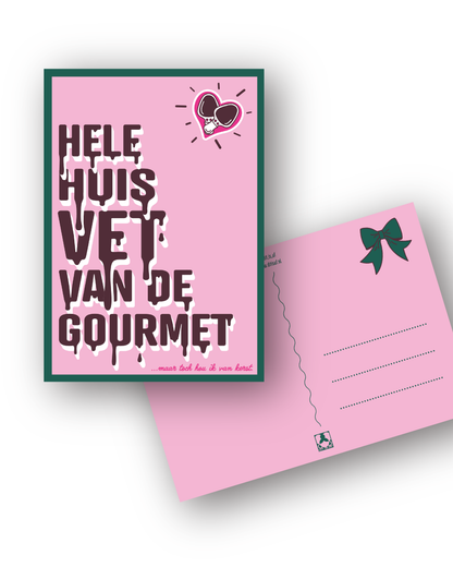 Kerstkaarten "Ik hou van kerstmis(schien)"