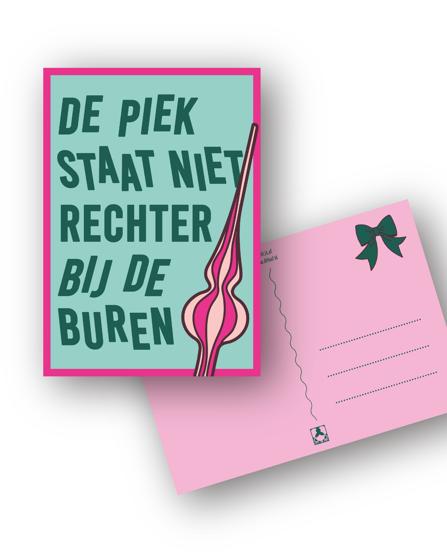 Kerstkaarten "Ik hou van kerstmis(schien)"