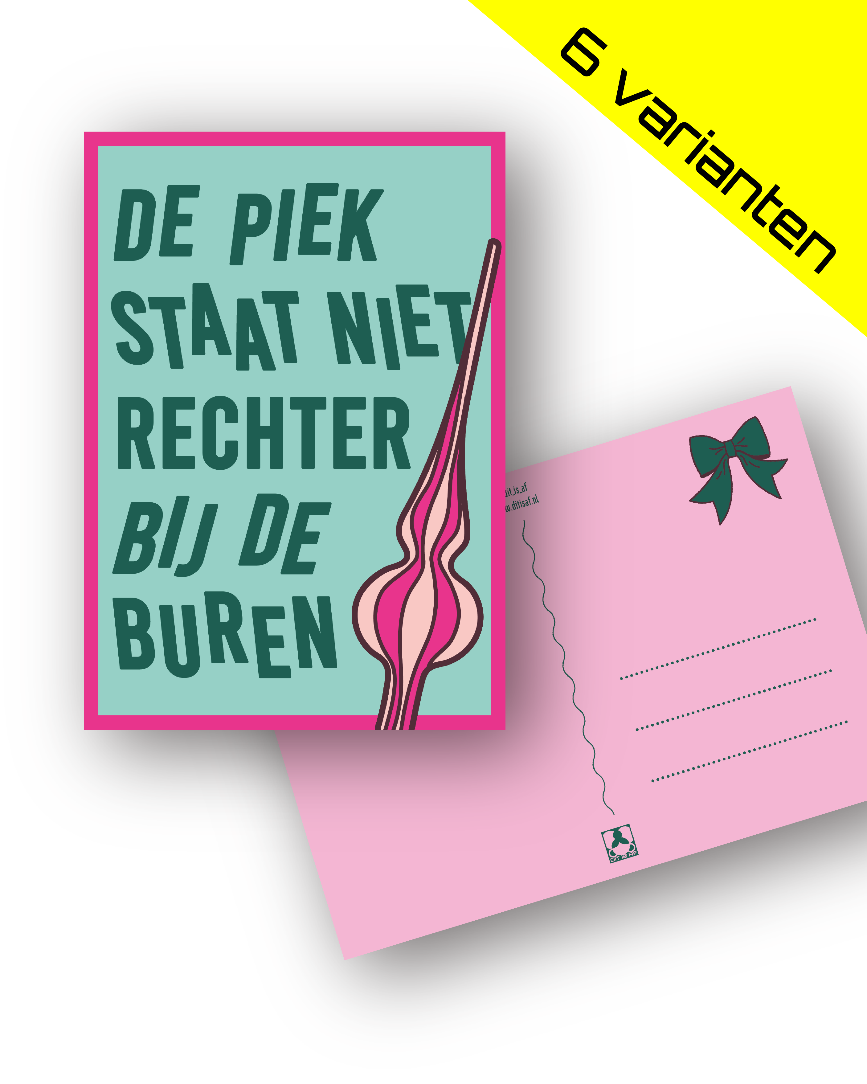 Kerstkaarten "Ik hou van kerstmis(schien)"